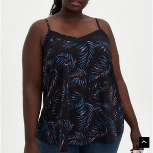 Torrid Sophie Georgette Chiffon Inset Swing Cami